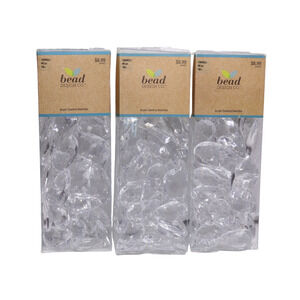 3 Boxes Of Bead Design Co. Acrylic Teardrop Beads - 48 Pieces Per Box - 1.5"- 2"